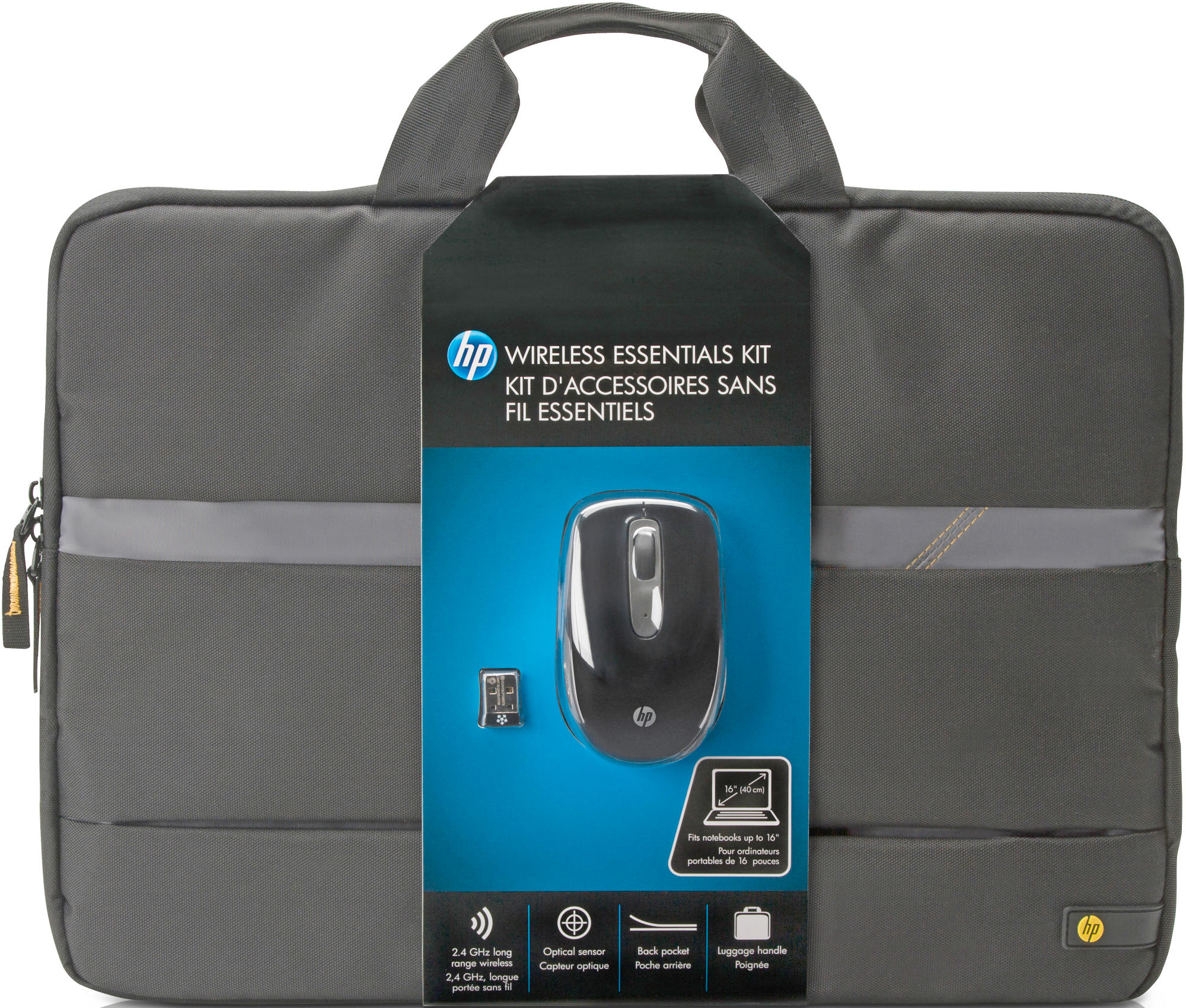 HP Wireless Essentials Kit - Paquete de accesorios para portátil