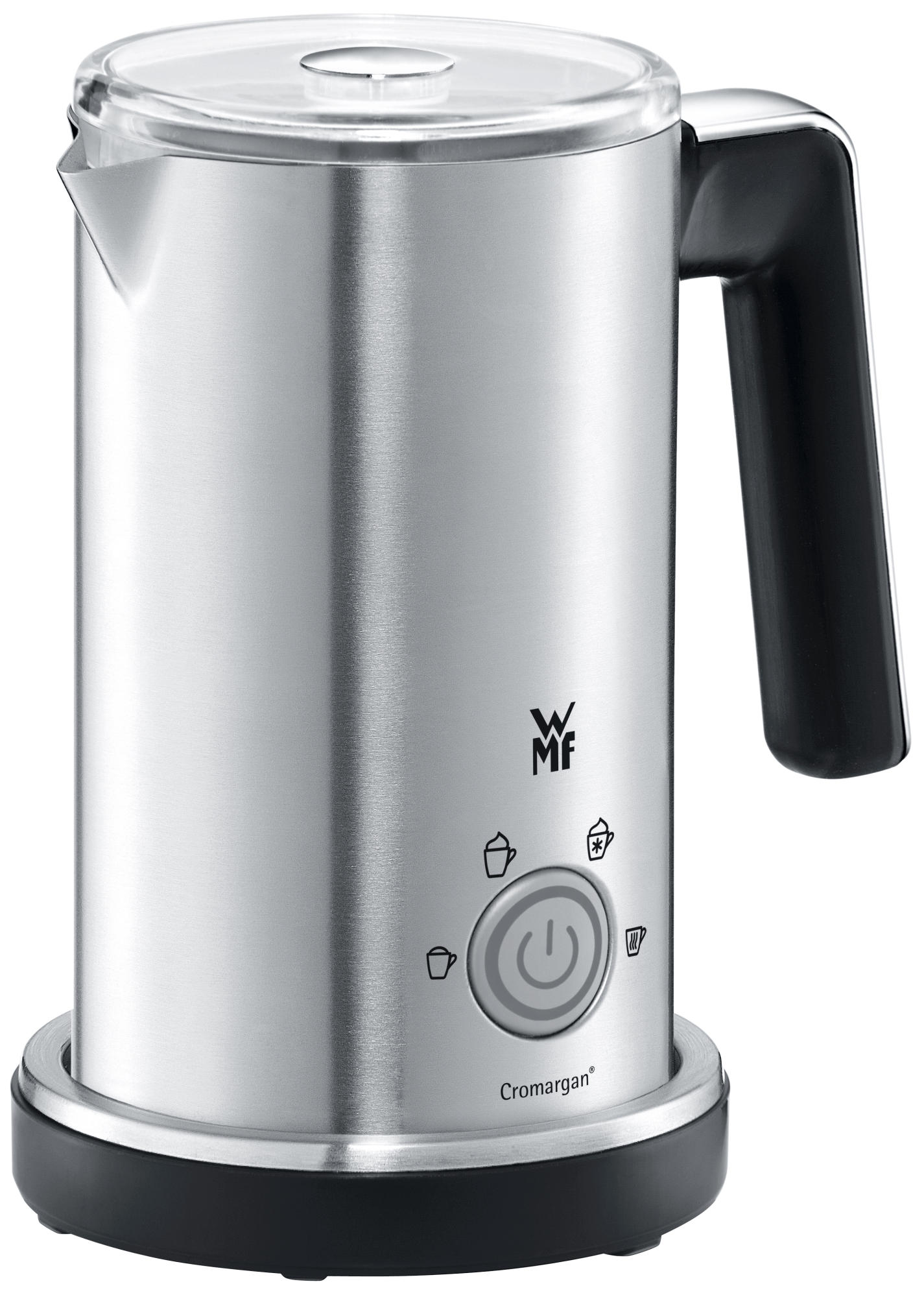 WMF 04.1312.0011 Lineo Milchaufschäumer, Silber, 450 Watt