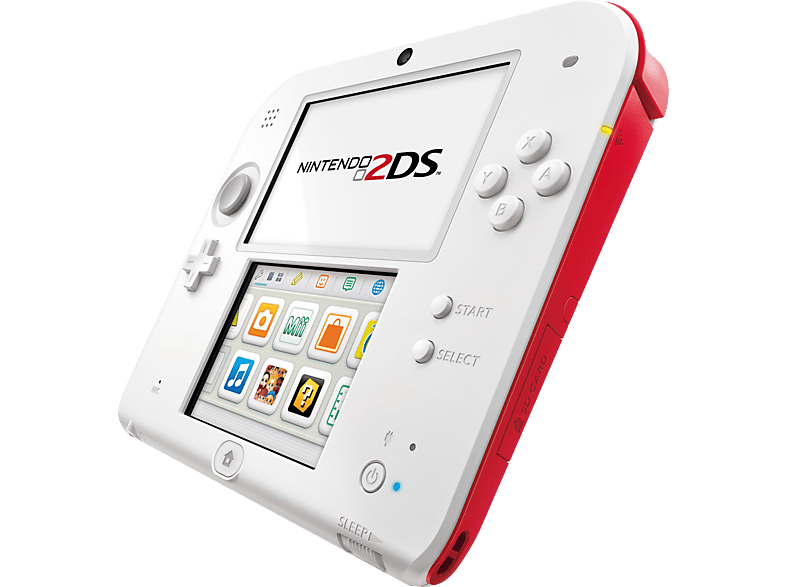 Consola Nintendo 2DS, Roja y Blanca