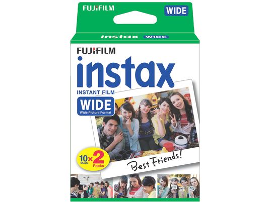 FUJIFILM Instax Color 10x2 Blätter - Analogfilm (Weiss)