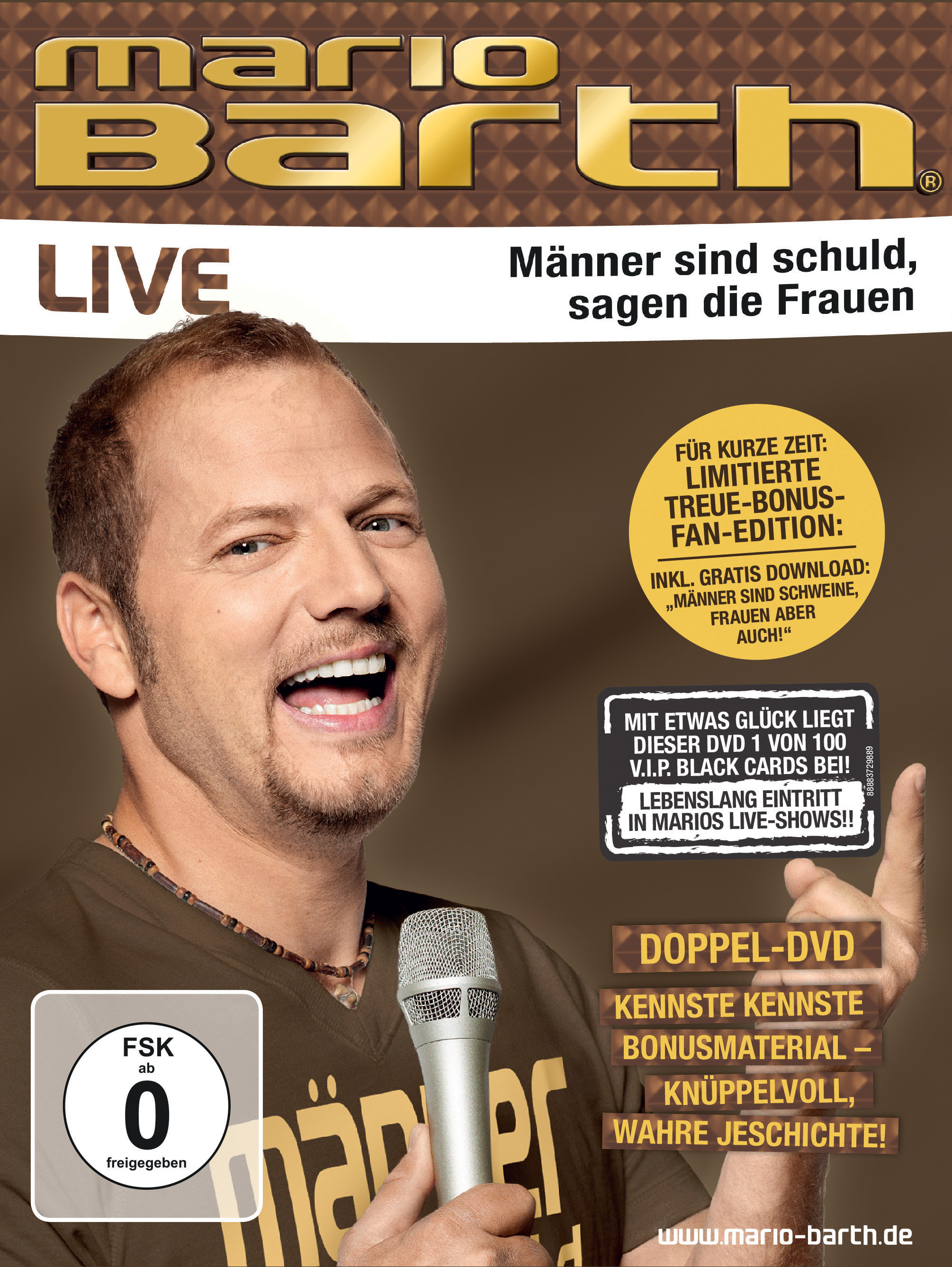 Mario Barth - Männer sind schuld, sagen die Frauen DVD