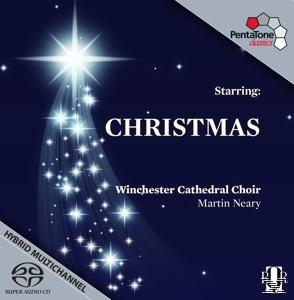 Albumcover mit einem Weihnachtsbaum aus Sternen und Text.