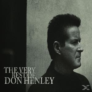 The Very Best of Don Henley Albumcover. Don Henleys Profil in Schwarzweiß.