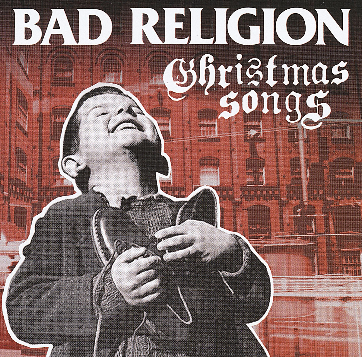Albumcover für 'Bad Religion Christmas Songs', ein Kind.