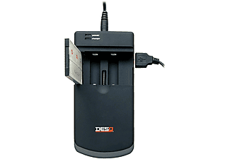 DESQ Universele Lader met USB Zwart