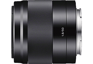 SONY SEL50F18 - 50 mm f/1.8 OSS, Circulare Blende (Objektiv für Sony E-Mount, Schwarz)