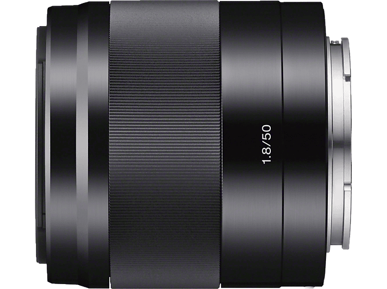 SONY SEL50F18 - 50 mm f/1.8 OSS, Circulare Blende (Objektiv für Sony E-Mount, Schwarz)