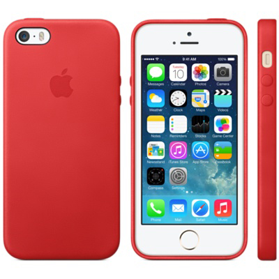 APPLE MF046ZM/A iPhone 5s Case rot, Rot