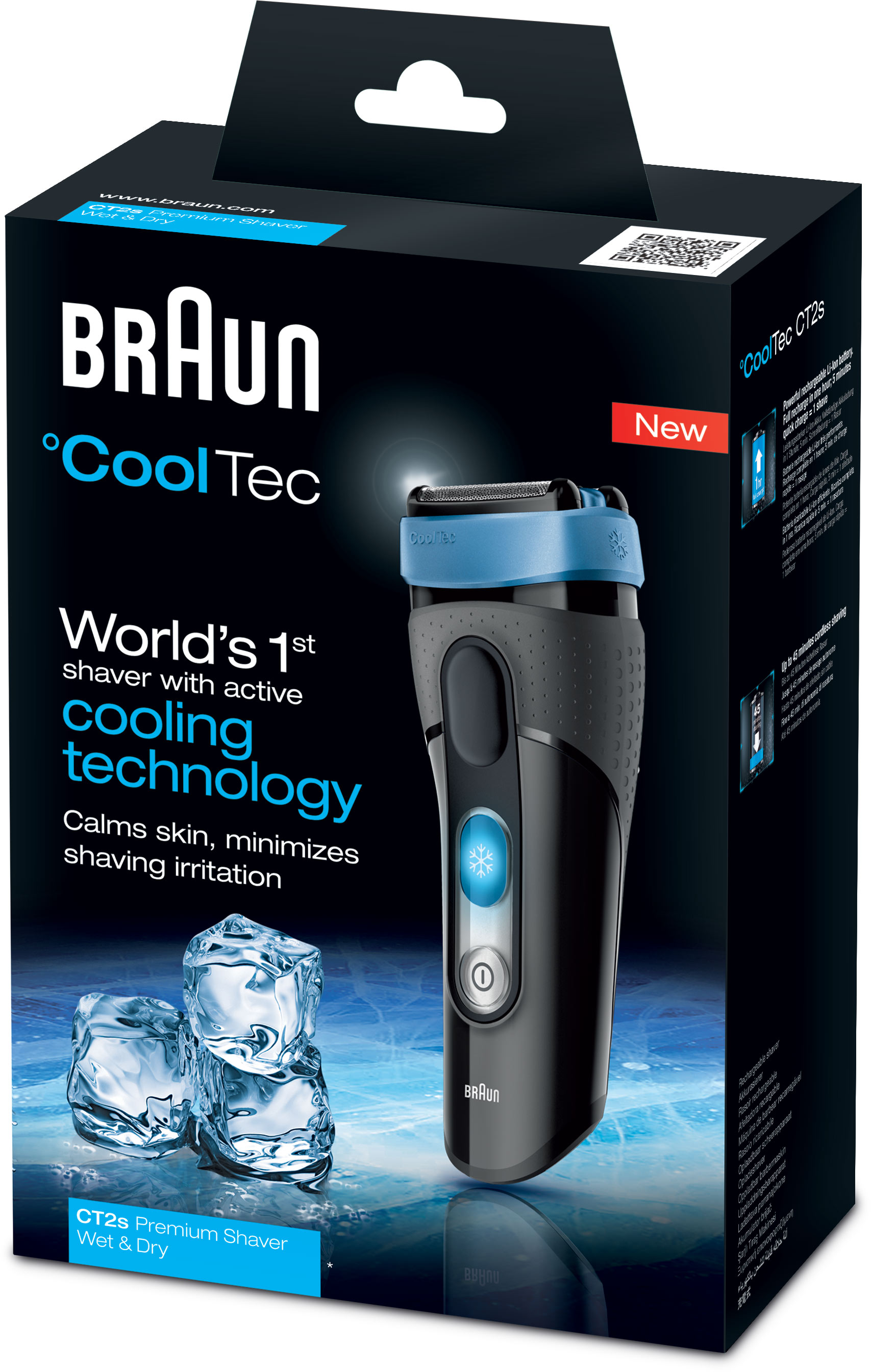 BRAUN CoolTec Tıraş Makinesi Islak ve Kuru CT2s