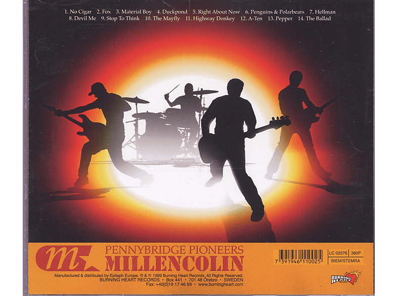 Thumbnail - Millencolin - Pennybridge Pioneers (CD)