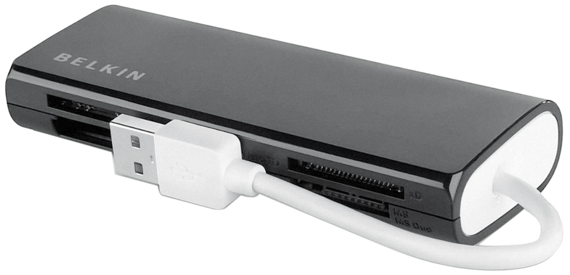 Belkin Universal Media Reader - Lector de tarjetas (MS, Microdrive, MMC, SD, MS Duo, xD, miniSD,