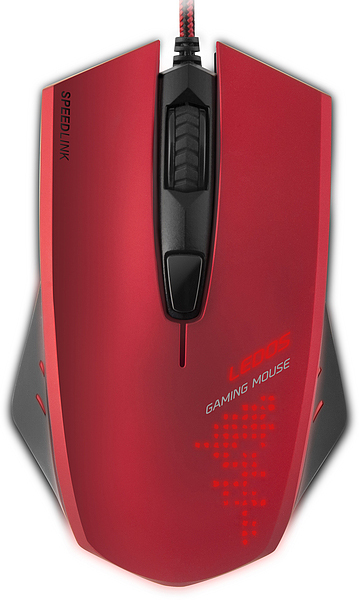 SPEEDLINK Ledos Gaming Maus, Rot
