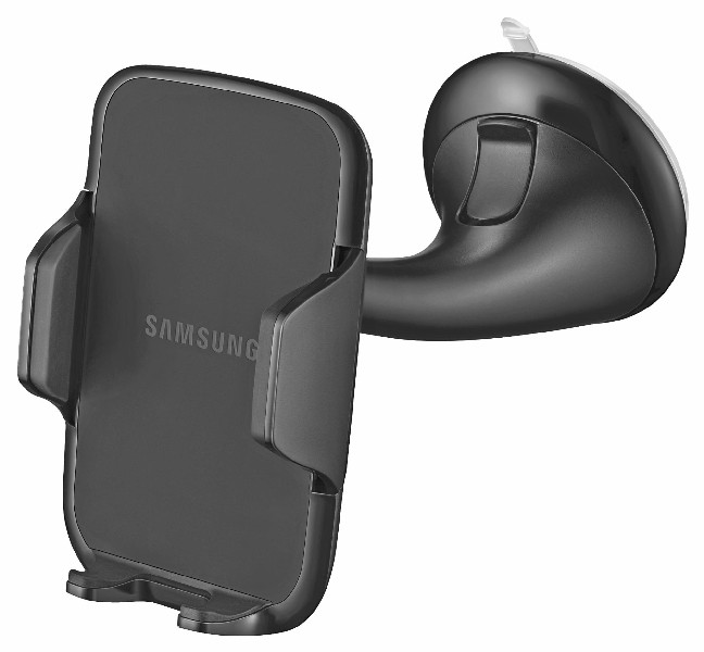 Soporte de móvil para coche - Samsung EE-V200SA, Para móviles de 4" a 5.8", Universal, Negro