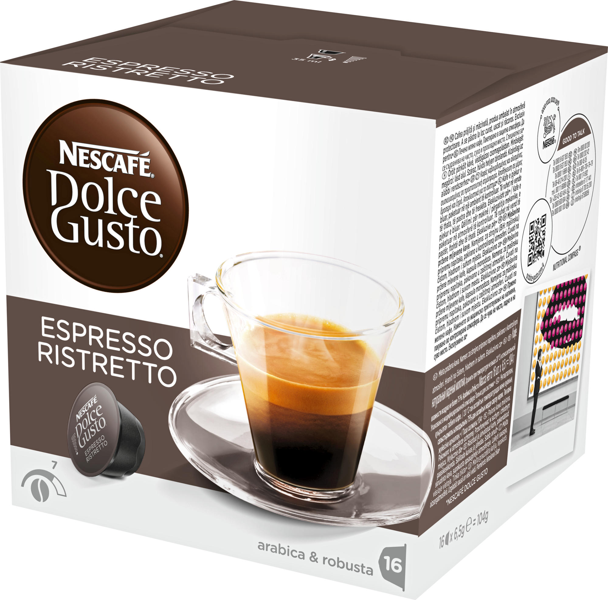 DOLCE GUSTO 12089916 Espresso Ristretto Kaffeekapseln (NESCAFÉ® Dolce Gusto®)