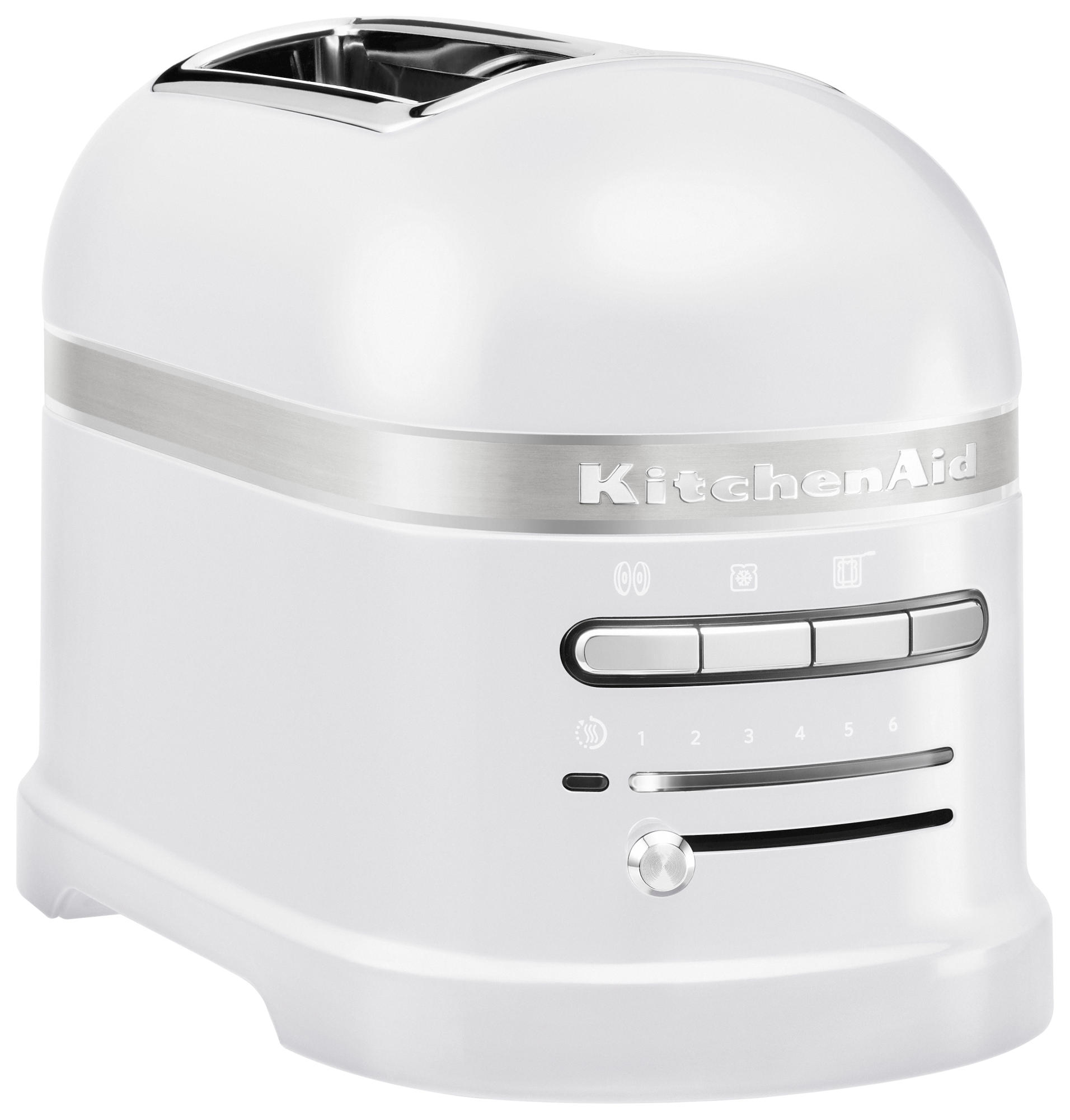 KITCHENAID 5KMT2204EFP Artisan Toaster Weiß/Silber (1250 Watt, Schlitze: 2)