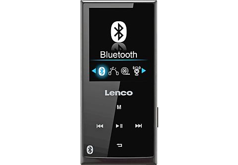 LENCO MP3 Player XEMIO 760 BT mit 8 GB Speicherplatz, Bluetooth und microSD-Kartenstslot, schwarz