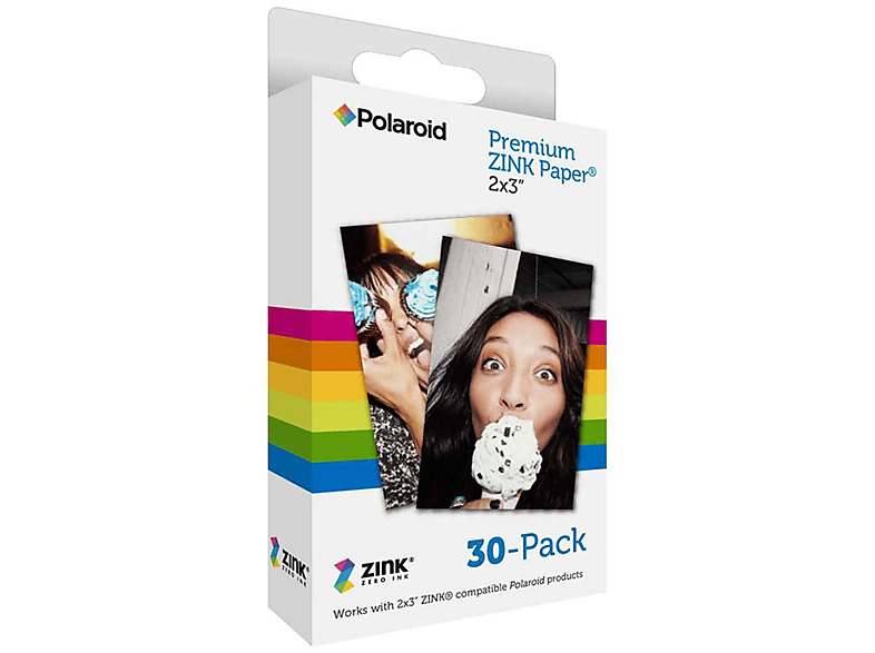 POLAROID Premium Zink Paper 2x3''30  stuks (653202102X3)