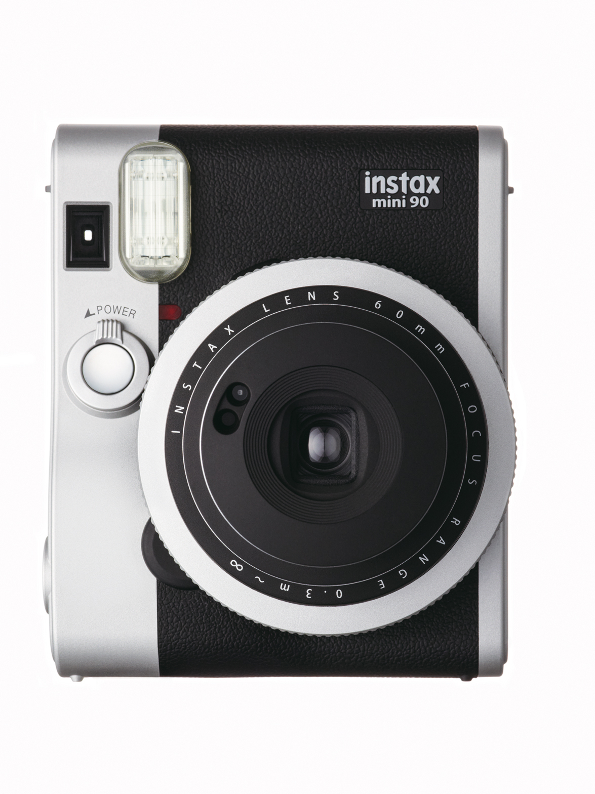 FUJIFILM Instax Mini 90 NEO CLASSIC - Appareil photo instantanée - objectif : 60 mm - noir/argent - Appareils photo instantanés Noir