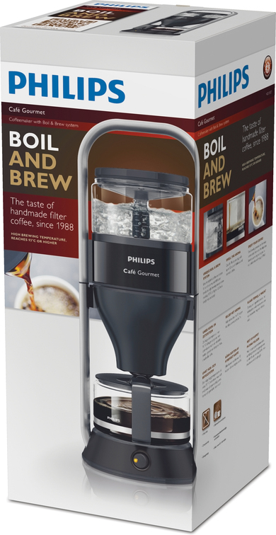 PHILIPS HD5407/60 New Café Gourmet Kaffeemaschine Schwarz