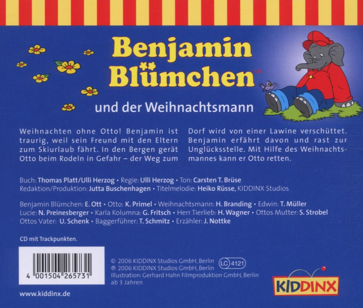 Folge (CD) Benjamin Der Blümchen Weihnachtsmann 073:...und - -