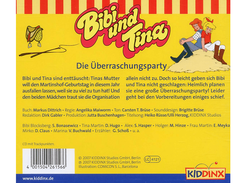 Thumbnail - Bibi und Tina - Folge 56: Die Überraschungsparty (CD)
