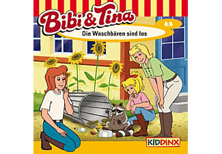 Bibi und Tina - Folge 63: Die Waschbären sind los  - (CD)