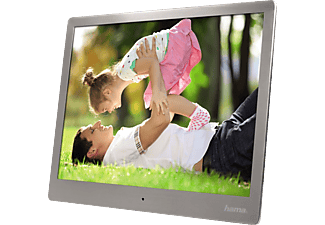 HAMA Cadre photo numérique Steel d´excellente qualité, 24,64 cm (9,7") Cadre photo numérique (9.7 ") Argent