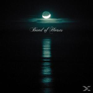 Albumcover: Band of Horses, ein Halbmond über Wasser. Dunkles und blaugrünes Farbschema.