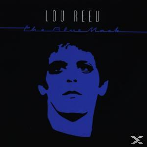 Albumcover mit dem blau getönten Gesicht von Lou Reed auf schwarzem Hintergrund.