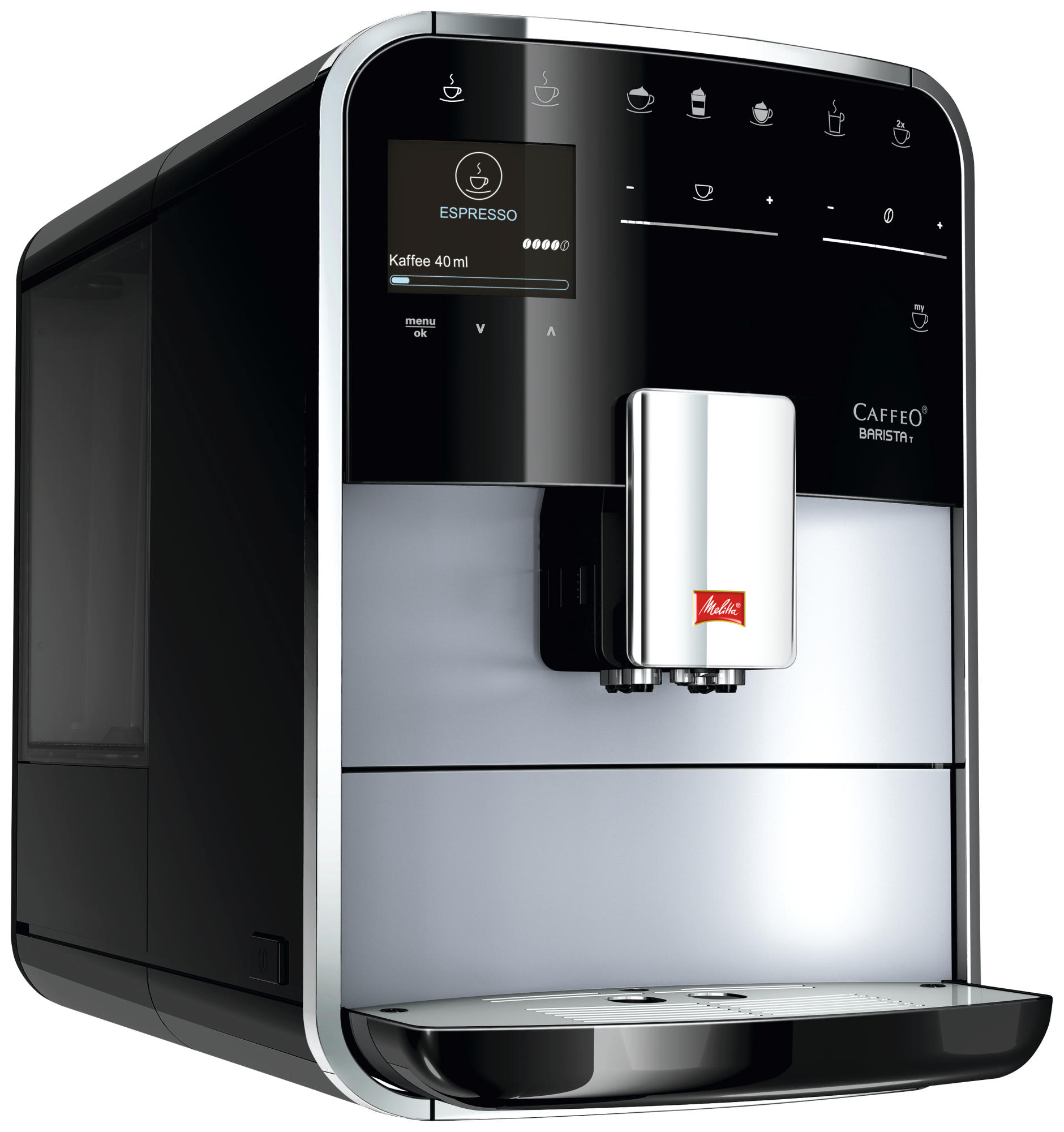 MELITTA F 730-101 Caffeo Barista T Kaffeevollautomat Silber