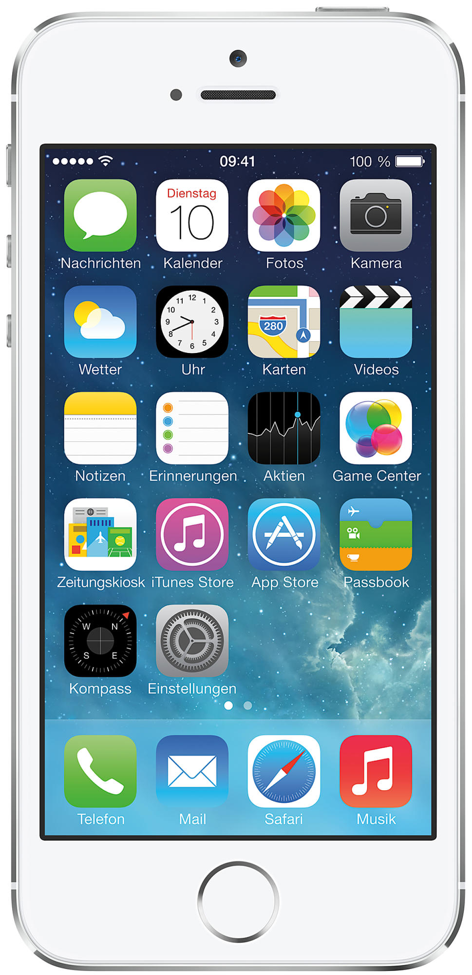 APPLE iPhone 5s 16 GB Silber 16 GB, Silber