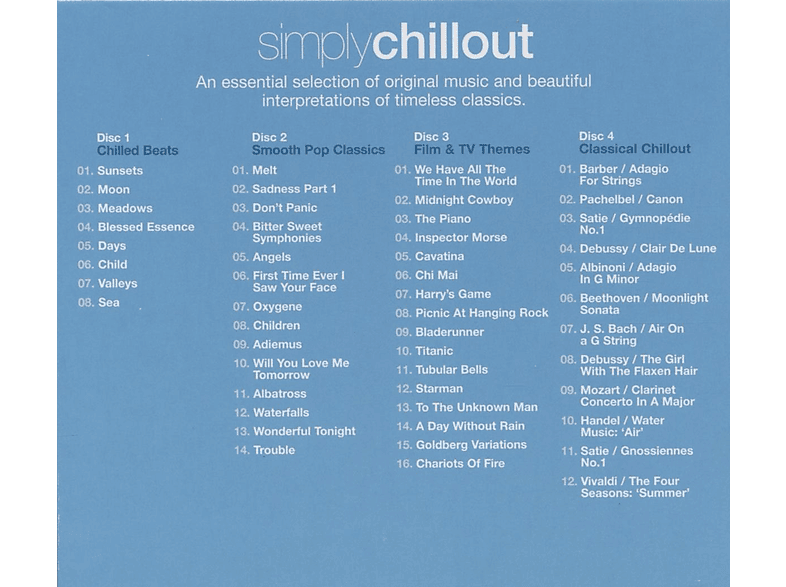 Various Simply Chillout Cd