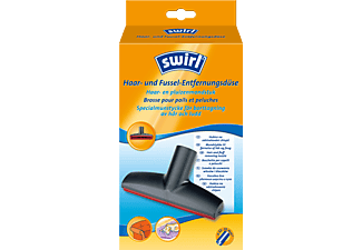 SWIRL Brosse pour poils et peluches - Tuyau pour aspirateur (Noir/rouge)