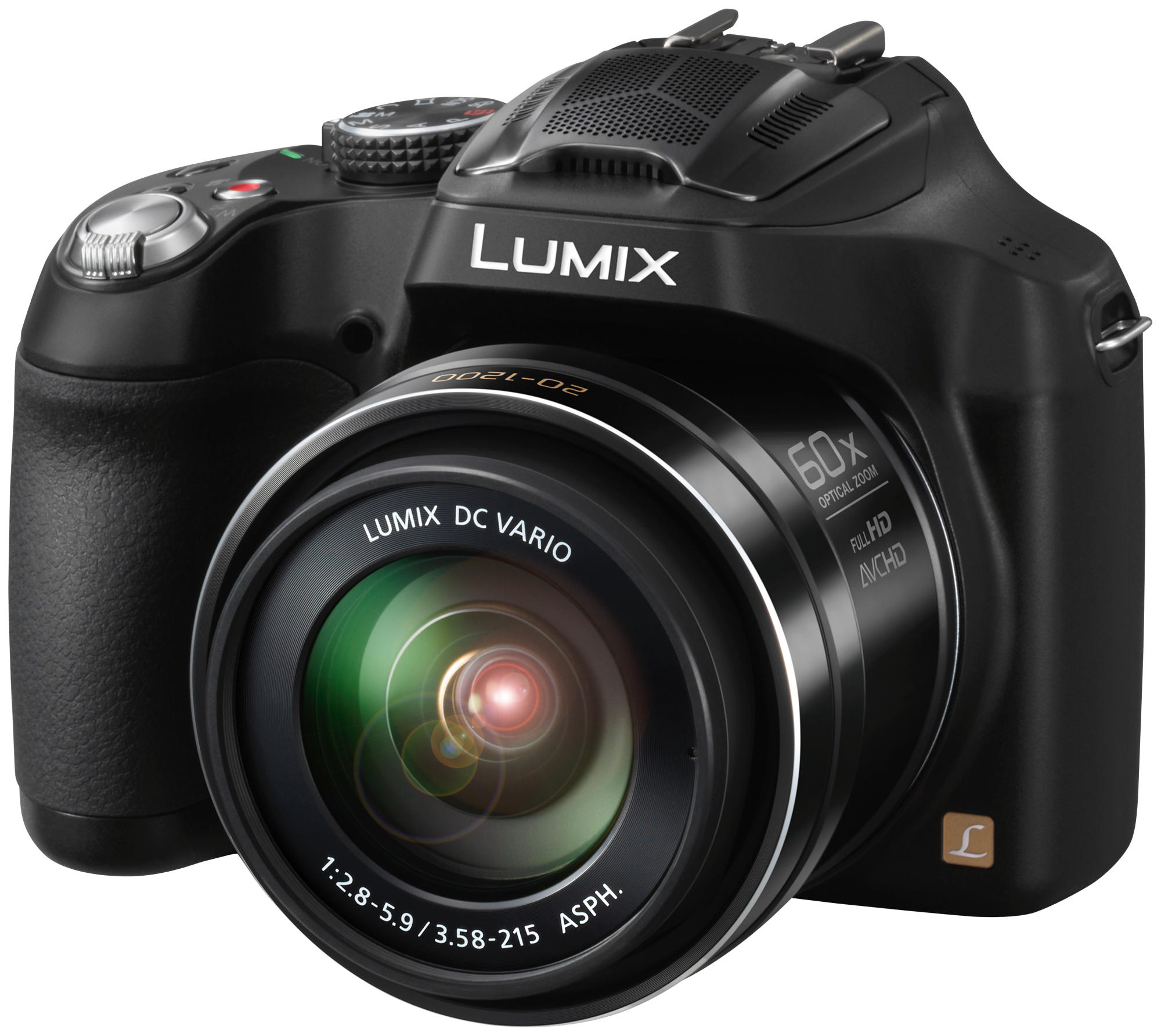 Bridge Panasonic Lumix dmcfz72egk negra 16.1 mp full hd compacta iso auto 3200 zoom 60x dmcfz72 fz72