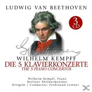 Beethoven CD-Cover mit Porträt, Unterschrift und Text über die Musik.