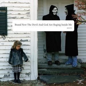 Album borító egy kislánnyal és két fekete ruhás személlyel. Szöveg: Brand New The Devil And God.