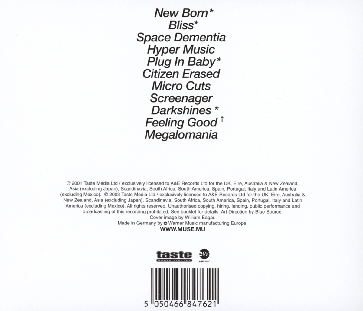 Muse - Origin Of Symmetry  - (CD)