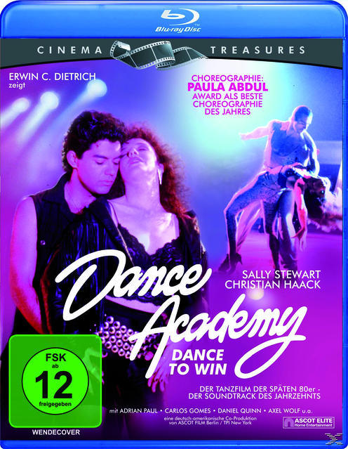 DVD-Cover von "Dance Academy" mit Schauspielern und einer Tanzszene.