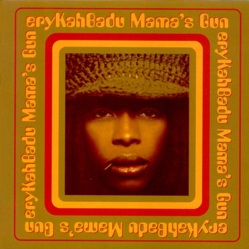 Erykah Badu album borítója. Egy nő arca egy négyzet közepén van. A cím a kép körül van.