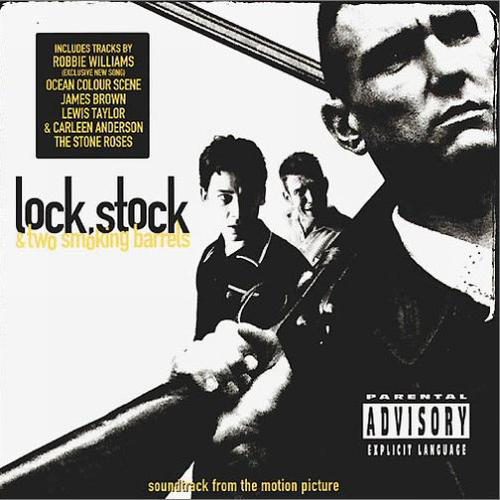Album borító három férfival és szöveggel: "lock, stock & two smoking barrels". Parental advisory.