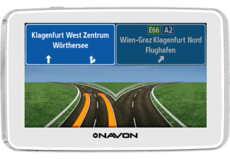 NAVON N490 Plus White navigáció + iGO8 Európa térkép élettartam frissítéssel