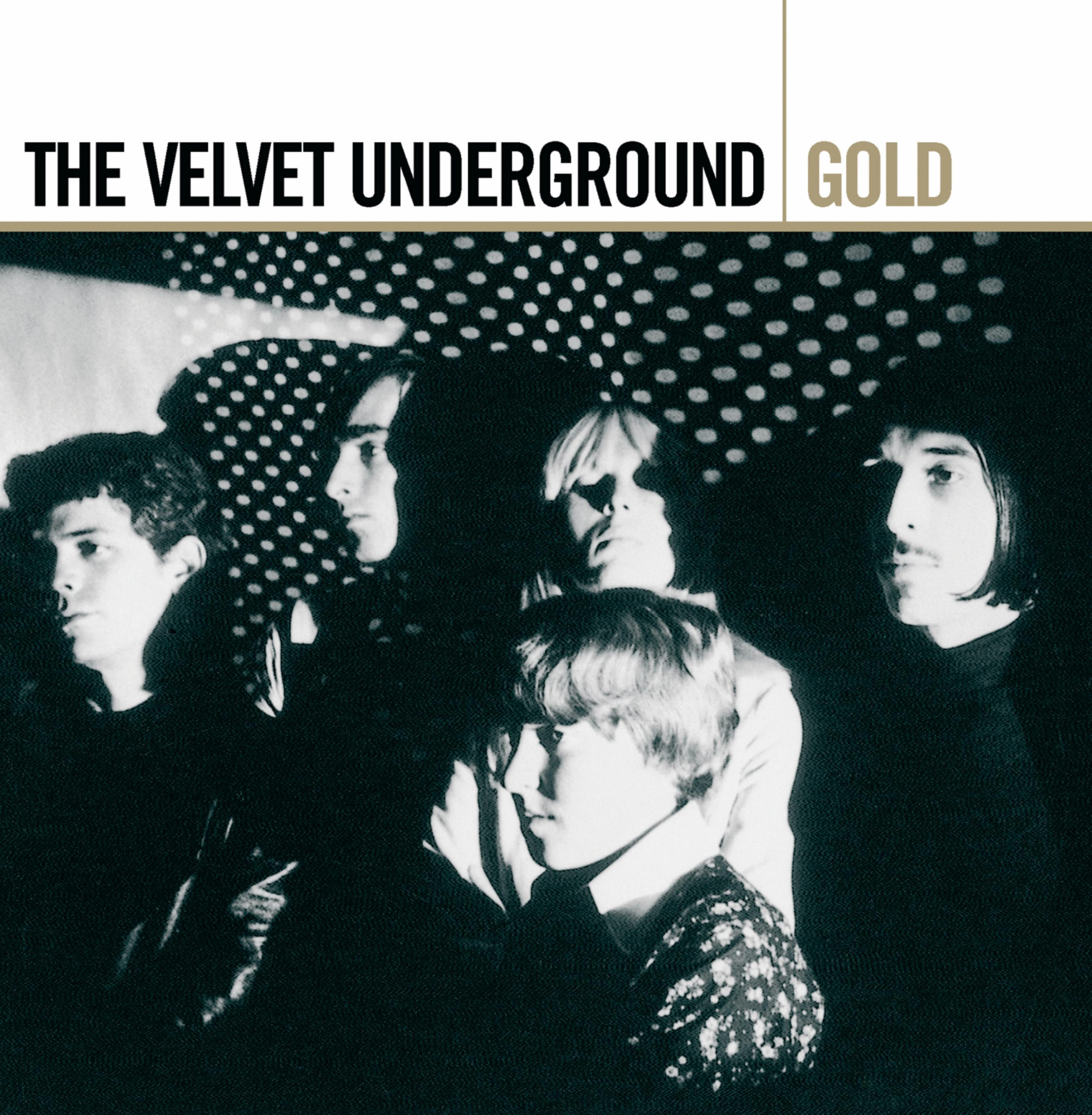 Albumcover von The Velvet Underground Gold mit Bandmitgliedern.