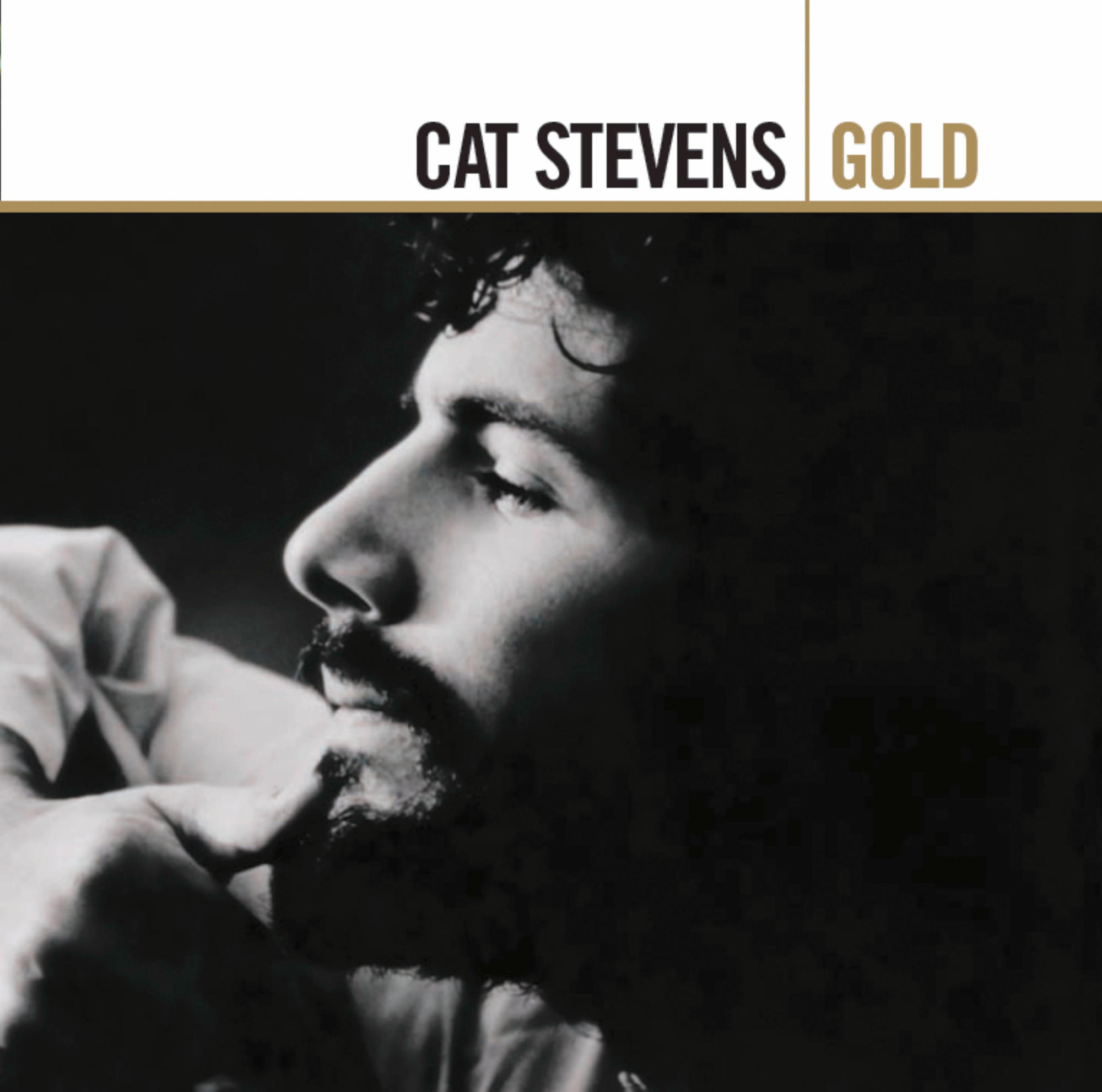 Albumcover von Cat Stevens, in Schwarzweiß. Er hat einen Bart und blickt zur Seite.