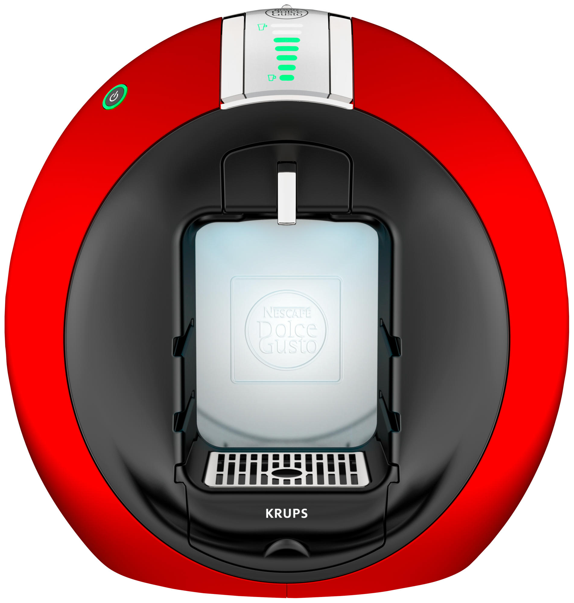 Cafetera de cápsulas - Nescafé Dolce Gusto Krups KP5105 CIRCOLO ROJA Presión de 15 bares,