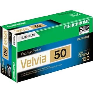 FUJIFILM Velvia 50 Pro 120/5 - Film analogique (Bleu/Vert)
