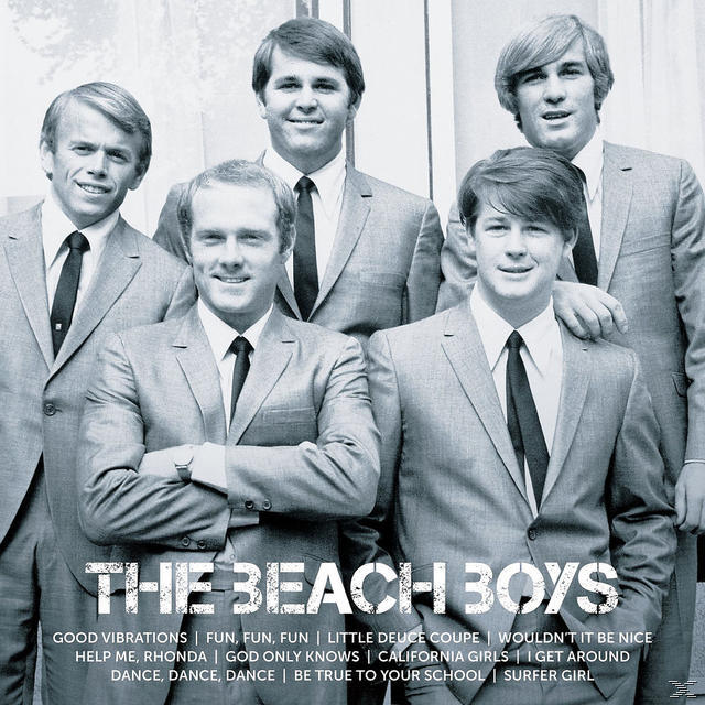 Albumcover: The Beach Boys, Bandmitglieder in Anzügen.