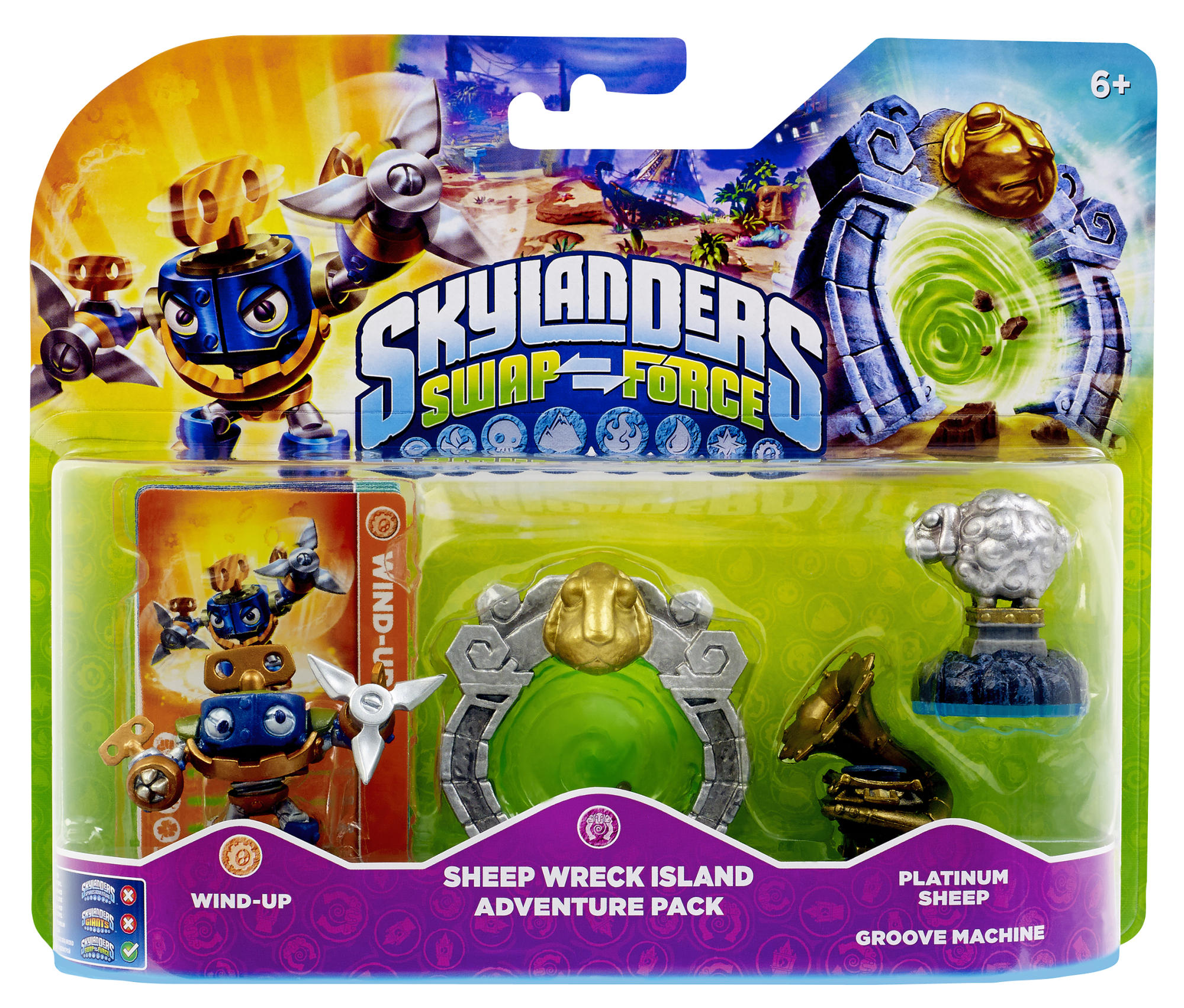 SKYLANDERS Skylanders Swap Force - Sheep Wreck Island Adventure Pack Spielfiguren