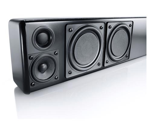 CANTON DM 9, 2.1 Heimkino-System, Schwarz