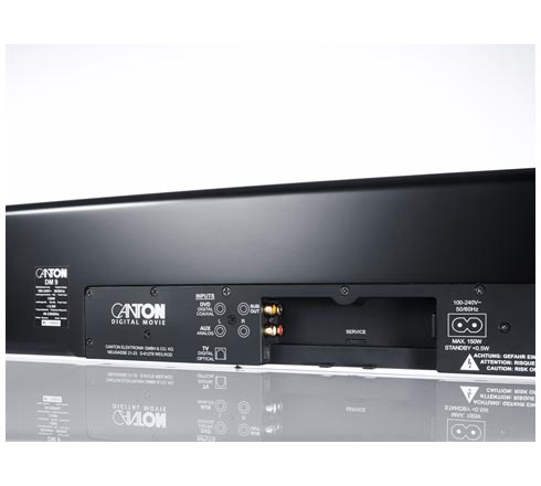 CANTON DM 9, 2.1 Heimkino-System, Schwarz