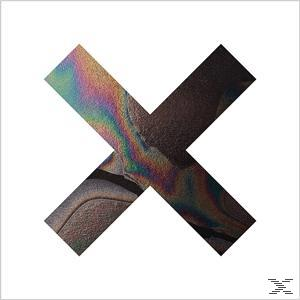 X-Form, farbenfrohes Ölfleckmuster.